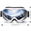 MAXJULI Brand Professional Ski Goggles Double Layers Lens Anti-fog UV400 Ski Glasses Skiing Men Women Snow Goggles - Image 2