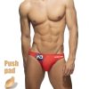 Solid Swimsuit Men 2021 Low Waist Bathing Suit Fashion Men's Swimwear Briefs Push Pad Summer Bathing Beach Wear Sea Surf Wear - Image 6