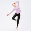 Women Sports Top Fitness Running Gym Clothing Solid Long Sleeve Yoga Shirts Outdoor Workout Loose Sport Shirt Quick Dry T-shirts - Image 4